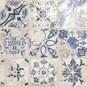 Verone décor florale blanc